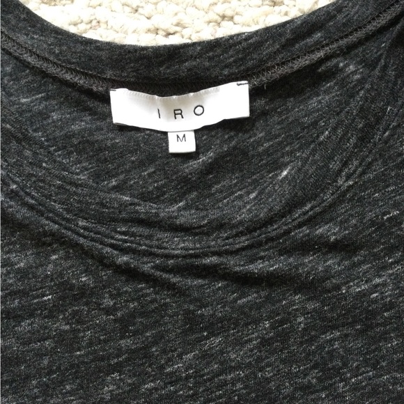 IRO Nanton Cap-Sleeve Fitted Jersey Dress - Picture 8 of 11